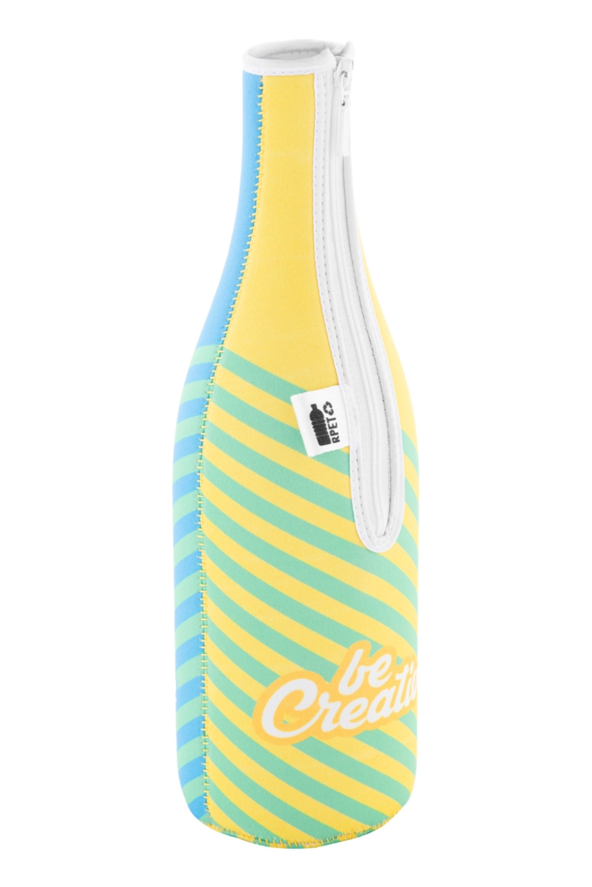 Housse isotherme en RPET pour bouteille de vin