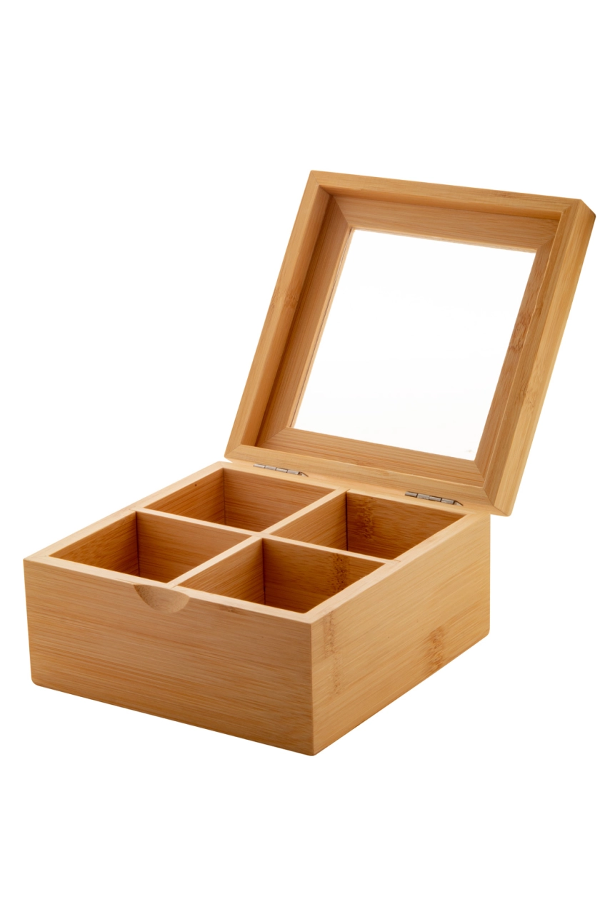 Boîte à thé en bambou