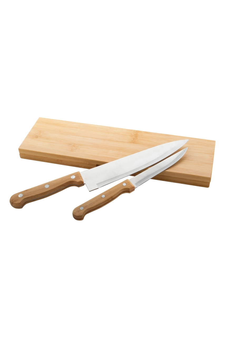 set de couteaux en bambou
