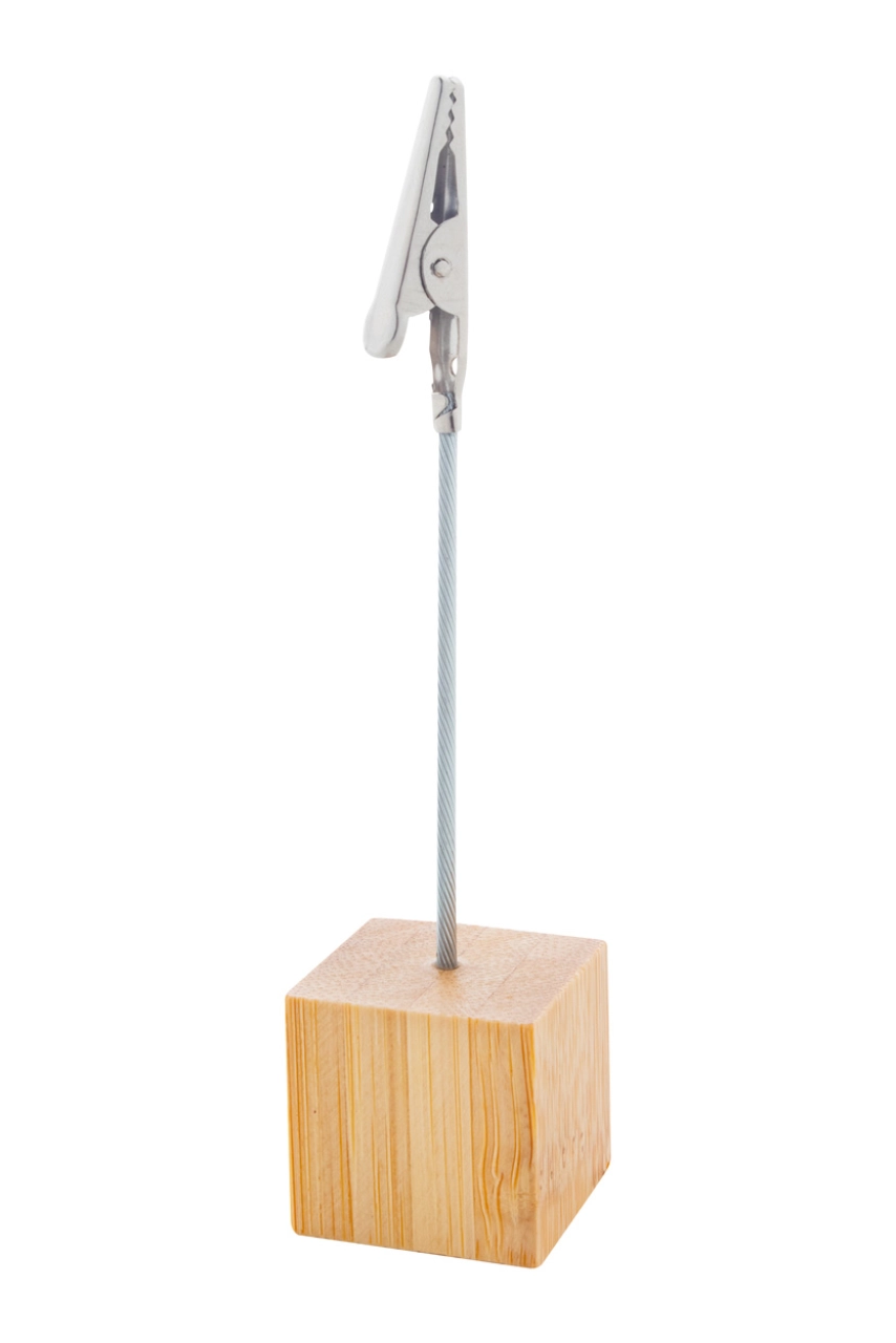 pince mémo en bambou