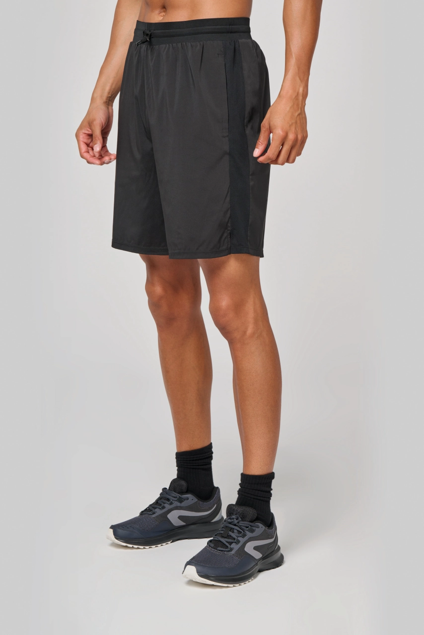 Short écoresponsable 2 en 1 avec sous short intégré homme