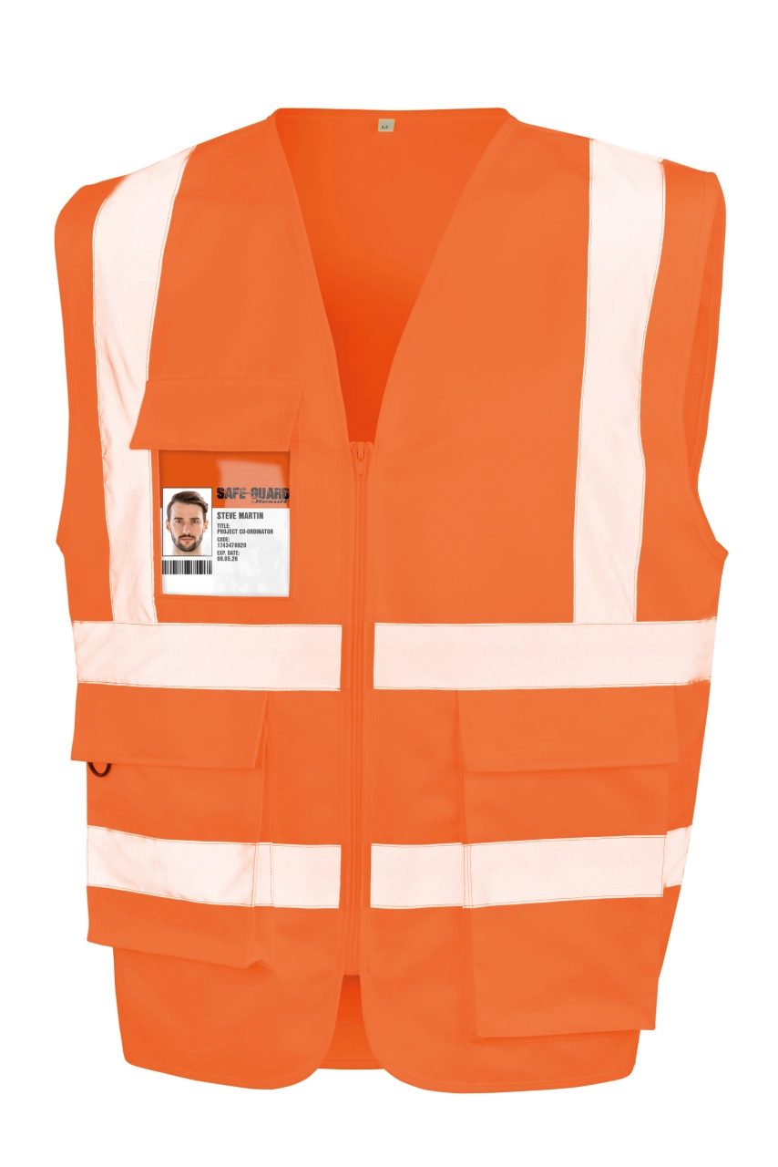 Gilet de sécurité zippé