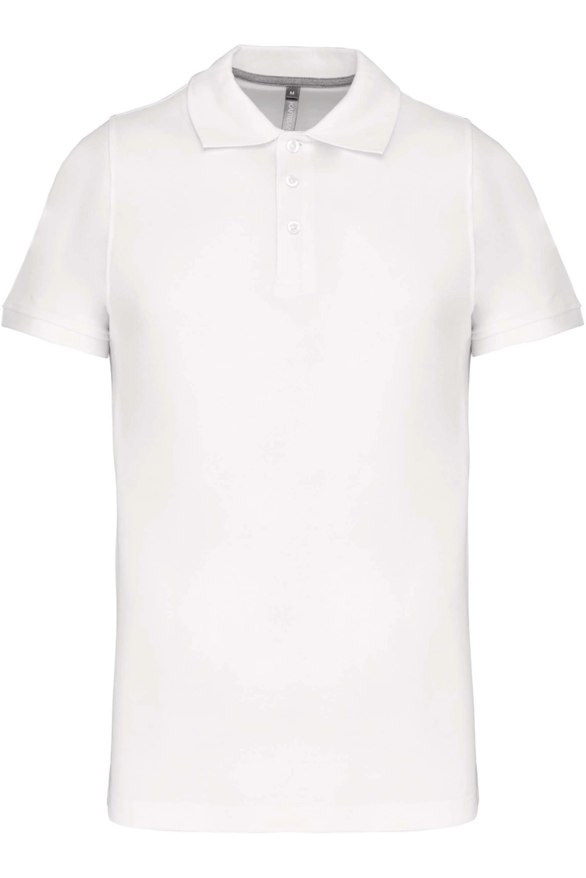 Polo piqué manches courtes homme