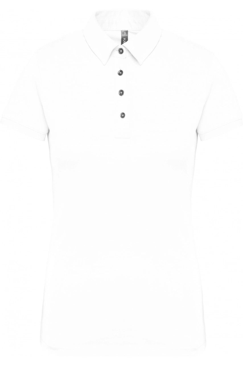 Polo jersey manches courtes femme