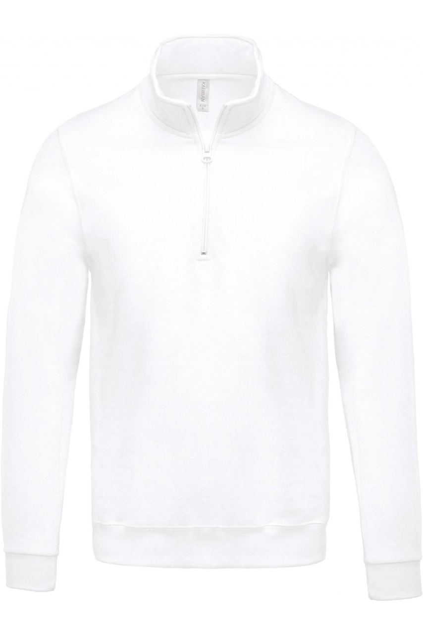 Sweat-shirt col zippé homme