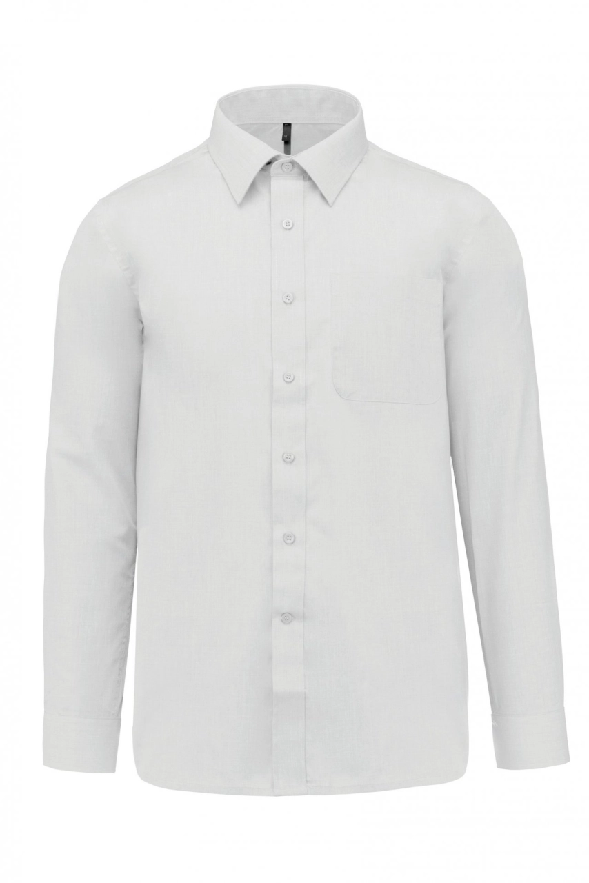 Chemise popeline polycoton entretien facile homme