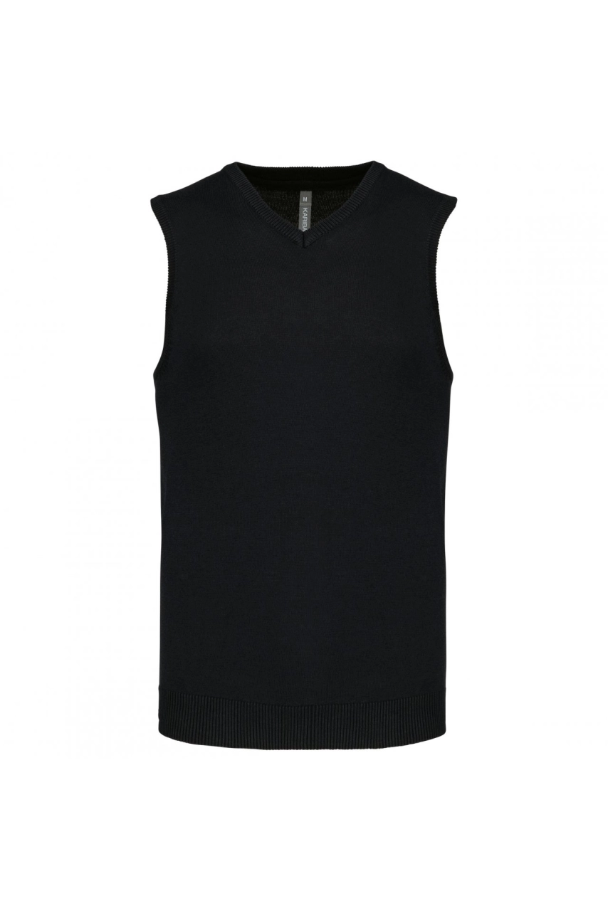 Pull col V sans manches