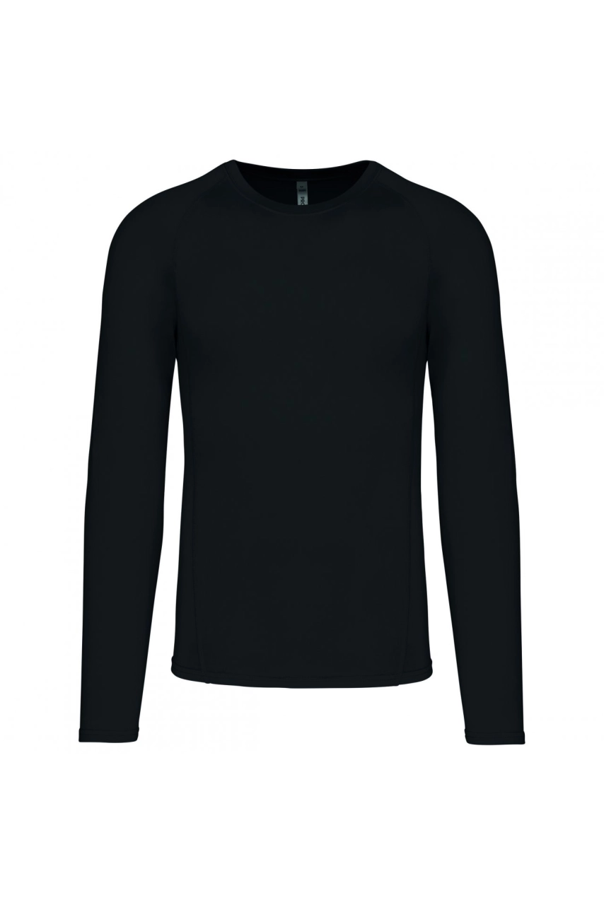 T-shirt double peau sport manches longues unisexe